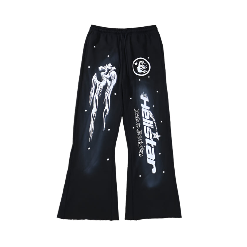 Hellstar "Path To Paradise" Black Sweatpants