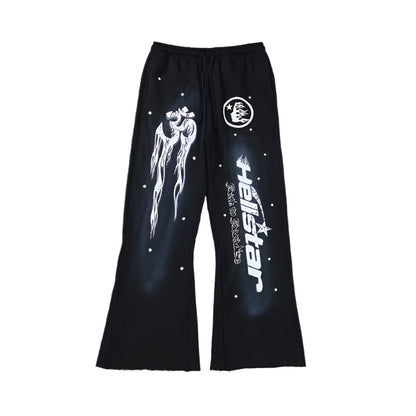 Hellstar "Path To Paradise" Black Sweatpants