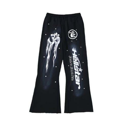 Hellstar "Path To Paradise" Black Sweatpants