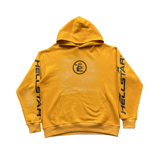 Hellstar "Records" Yellow Hoodie