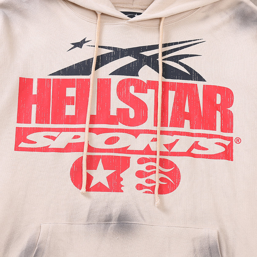 Hellstar "Sports" Beige Hoodie