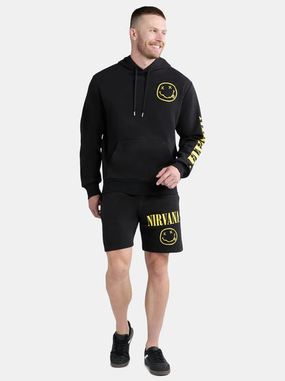 Men’S & Big Men’S Smiley Graphic Hoodie, Sizes XS-3XL