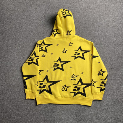 SP5DER 5STAR HOODIE YELLOW
