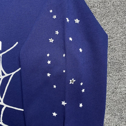 SP5DER ARACH NY PHOBIA HOODIE NAVY