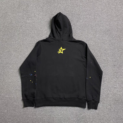 SP5DER P*NK HOODIE BLACK