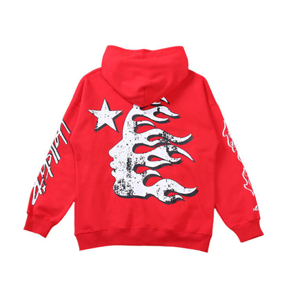 Hellstar "Records" Red Hoodie