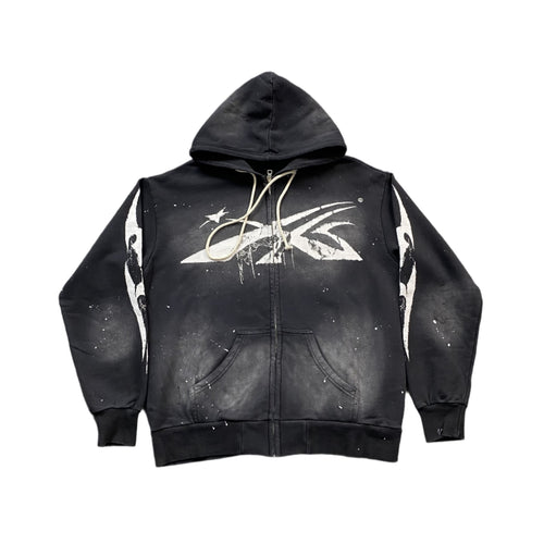 Hellstar "Sports" Black Zip Hoodie