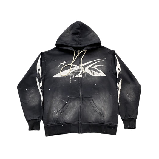 Hellstar "Sports" Black Zip Hoodie